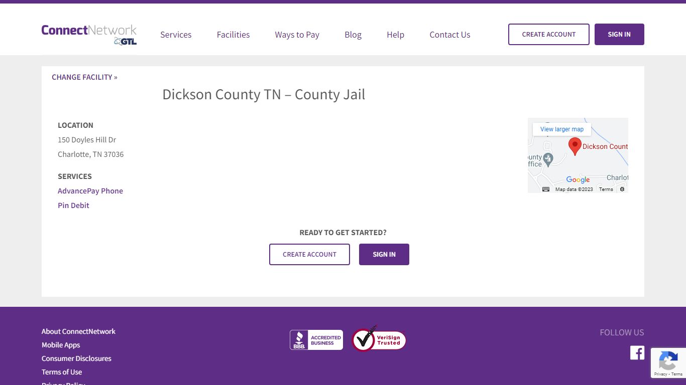 Dickson County TN - County Jail | ConnectNetwork